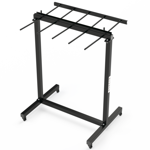 Belt Rack With Lockup & Wheels