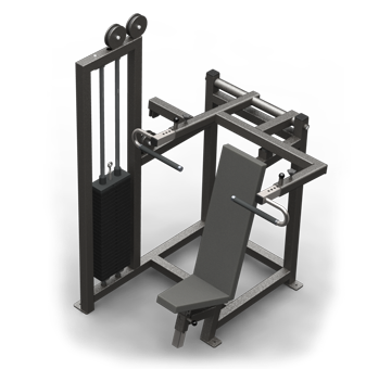 Seated Shoulder Press Machine (250 lb.)