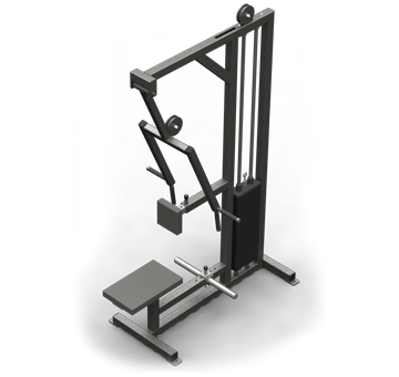 Vertical Seated Rowing Machine (250 lb.)