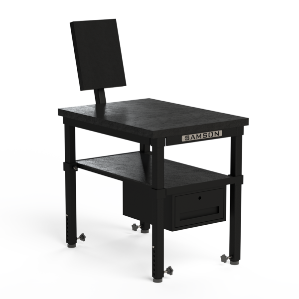 Single Taping Table W/ Shelf and Drawer