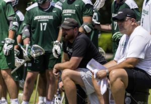 Guide to Practical Programming: Rethinking Program Design 2023 Coach Tyler T. Granelli and Adam Silva on the sidelines of practice with the Jacksonville University Lacrosse team