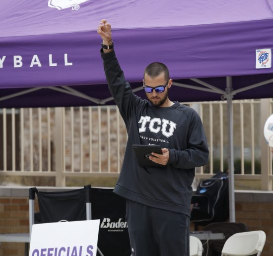 TCU vs Tulane Beach Volleyball in Fort Worth, Texas on March 1, 2019. (Photo/Sharon Ellman)